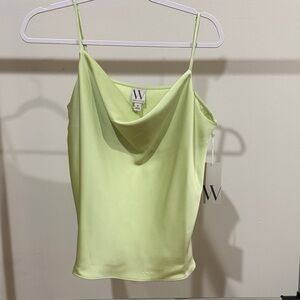 Worthington Light Green Cowl Neck Camisole